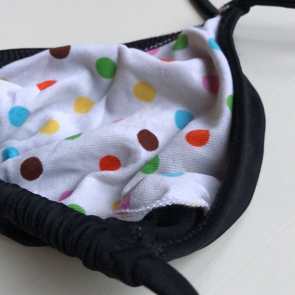 Roxy | Y2K Black Triangle Bikini Top | XL - Picture 6 of 9